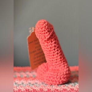 Handmade Crochet Emotional Support Peen